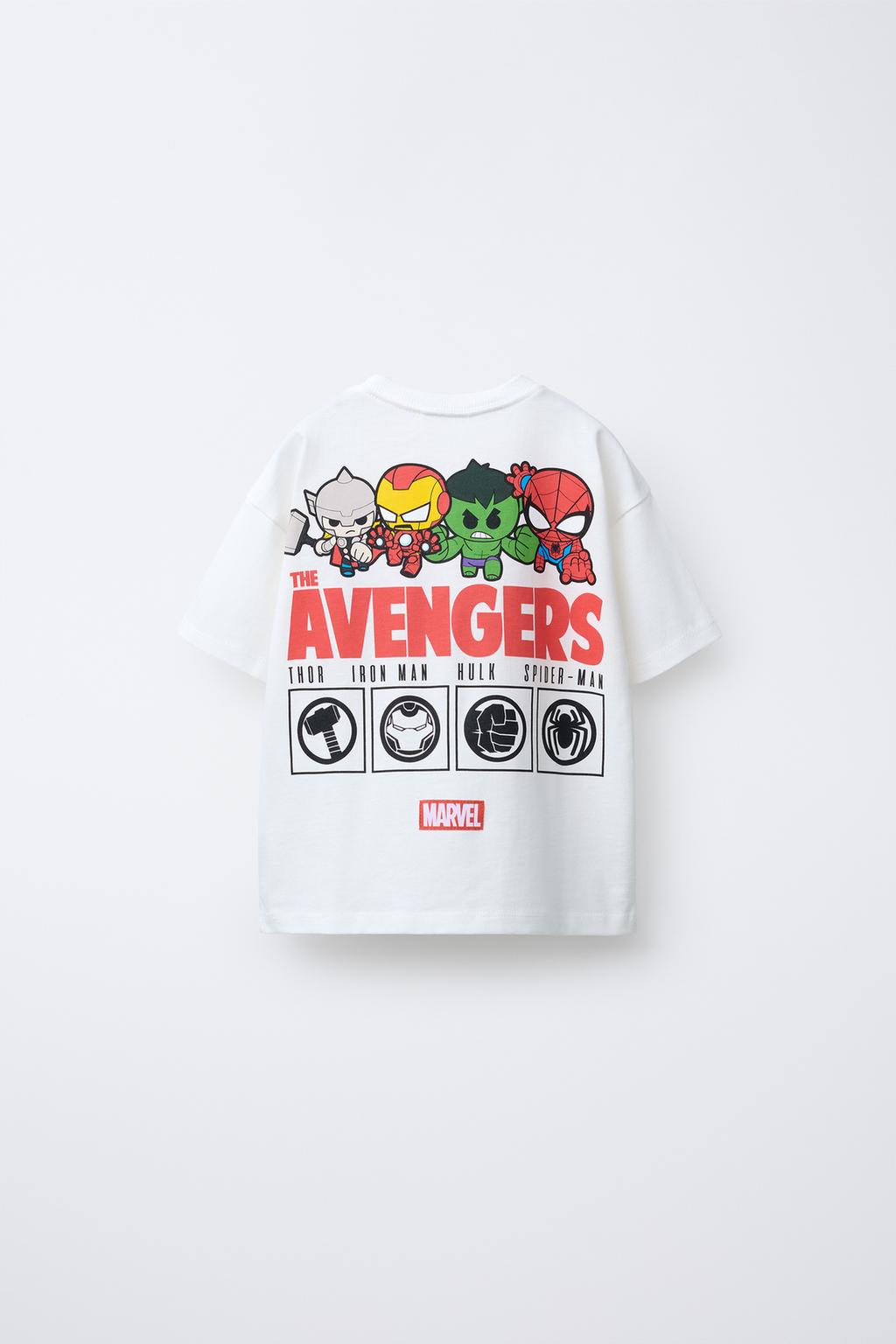 ФУТБОЛКА С РЕЛЬЕФНЫМ ПРИНТОМ МСТИТЕЛИ © MARVEL