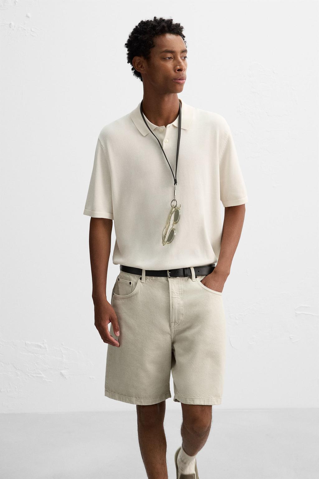 ДЖИНСОВЫЕ БЕРМУДЫ REGULAR FIT
