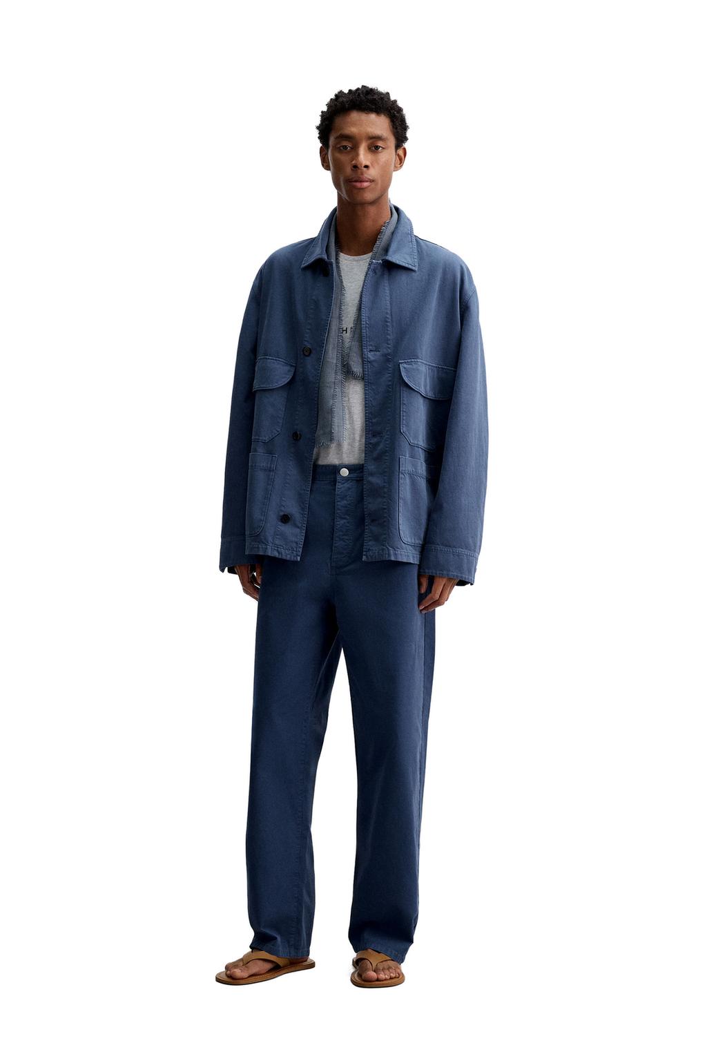 ВЫСТИРАННЫЕ БРЮКИ STRAIGHT FIT