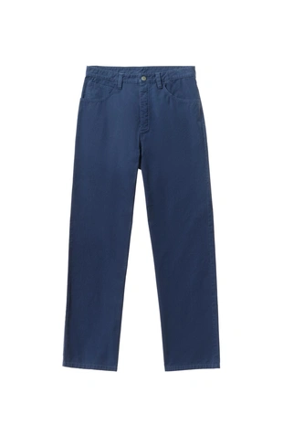 Выстиранные брюки STRAIGHT FIT- Заказать в России