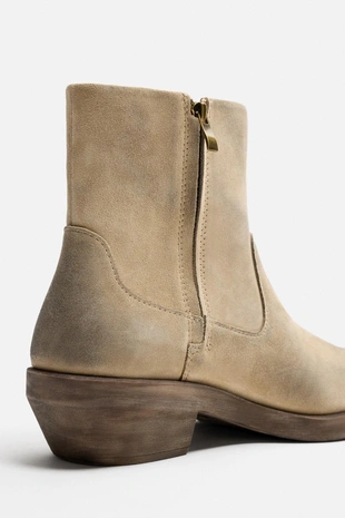 Кожаные ковбойские сапоги - Заказать в России