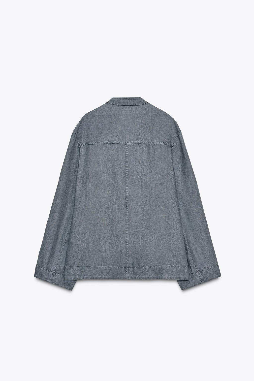 ЛЬНЯНАЯ КУРТКА С ЗАВЯЗКАМИ — ZW COLLECTION
