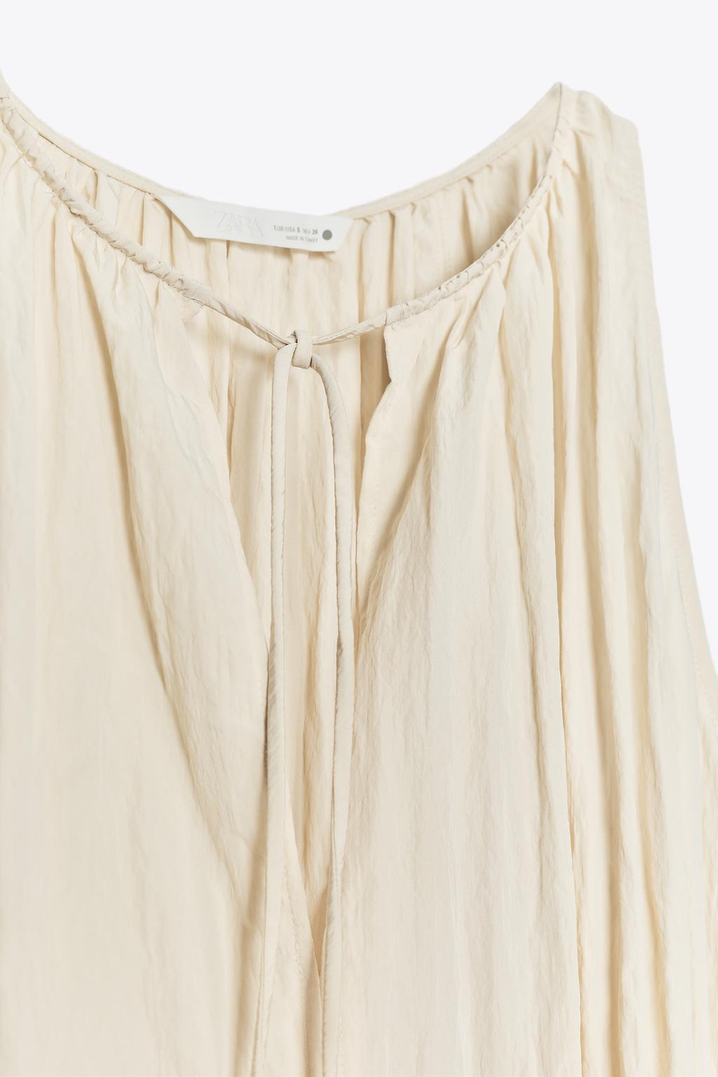 ЛЕГКОЕ ПЛАТЬЕ С ЖАТЫМ ЭФФЕКТОМ — ZW COLLECTION