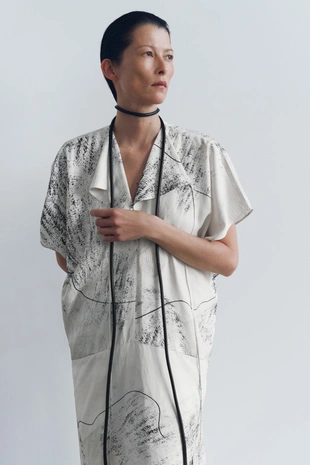 Платье миди с принтом — ZW COLLECTION- Заказать в России