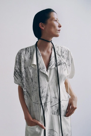 Платье миди с принтом — ZW COLLECTION- Заказать в России