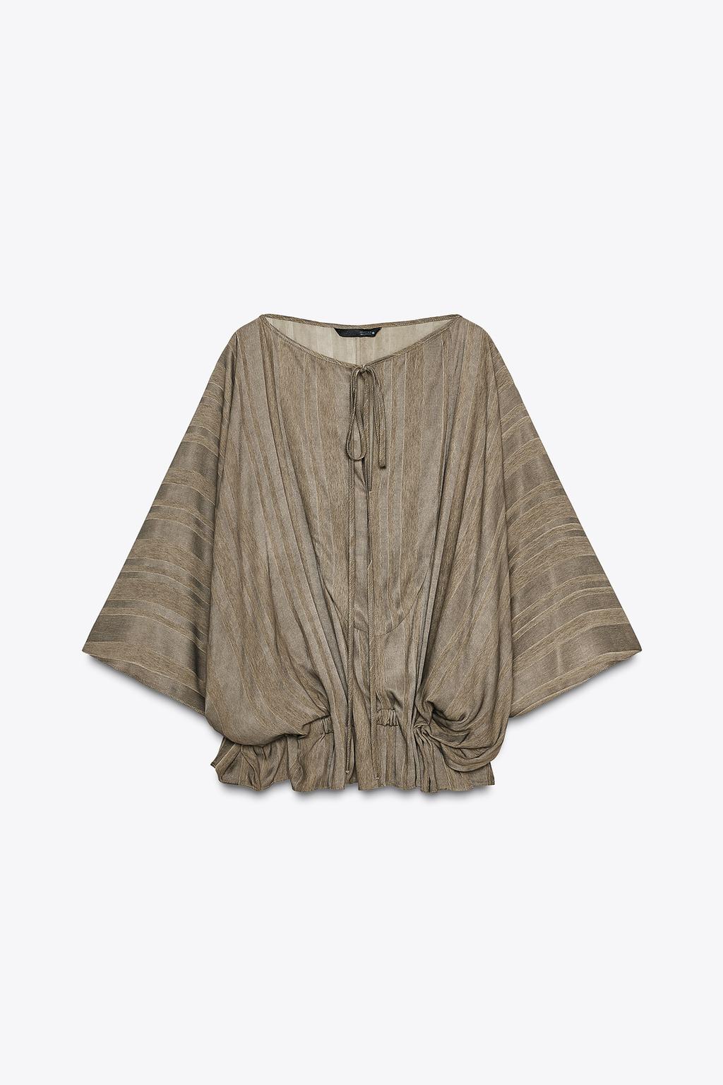 ОБЪЕМНЫЙ ЖАККАРДОВЫЙ ТОП — ZW COLLECTION