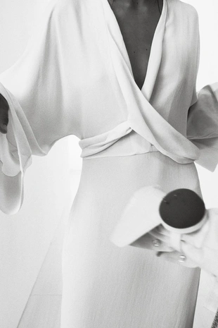 Платье миди с завязками — ZW COLLECTION