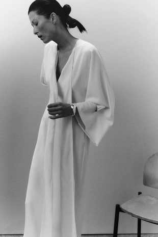 Платье миди с завязками — ZW COLLECTION- Заказать в России