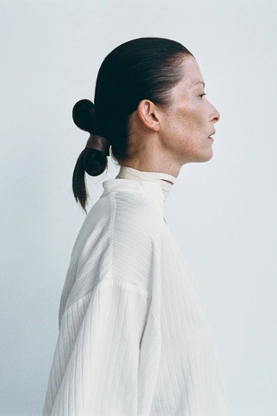 Полосатая рубашка ZW COLLECTION- Заказать в России