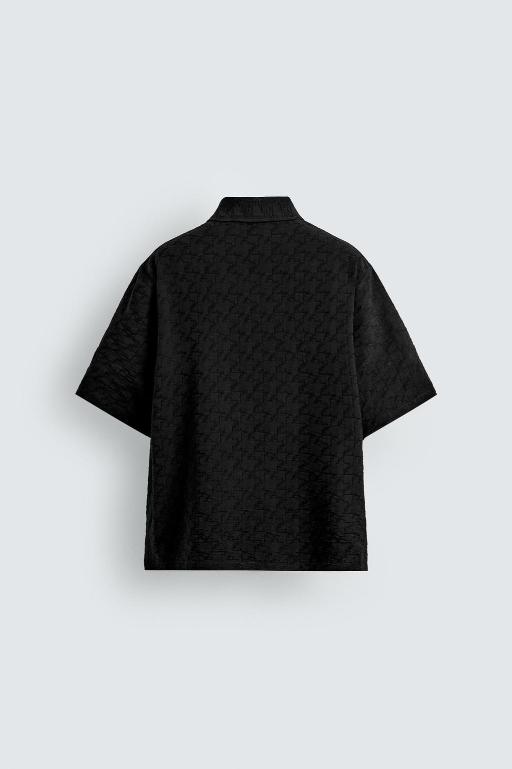 РУБАШКА JACQUARD С ГЕОМЕТРИЧЕСКИМ УЗОРОМ