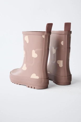 Резиновые сапоги с сердечками- Заказать в России