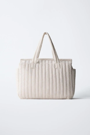 Сумка для беременных в клетку- Заказать в России