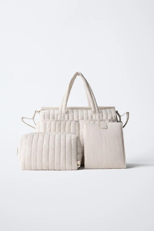 Сумка для беременных в клетку- Заказать в России