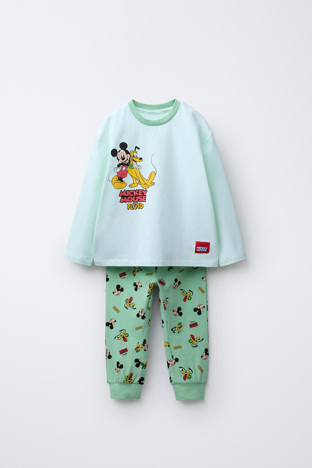 2-6 ЛЕТ/ПИЖАМА: ФУТБОЛКА И БРЮКИ MICKEY MOUSE © DISNEY