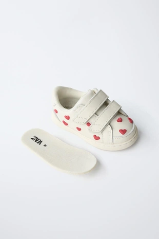 Полуботинки без носков в виде сердца- Заказать в России