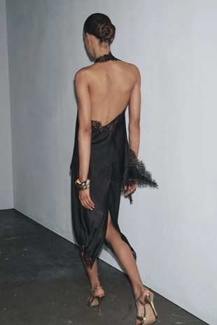 Атласная кружевная юбка ZW COLLECTION- Заказать в России