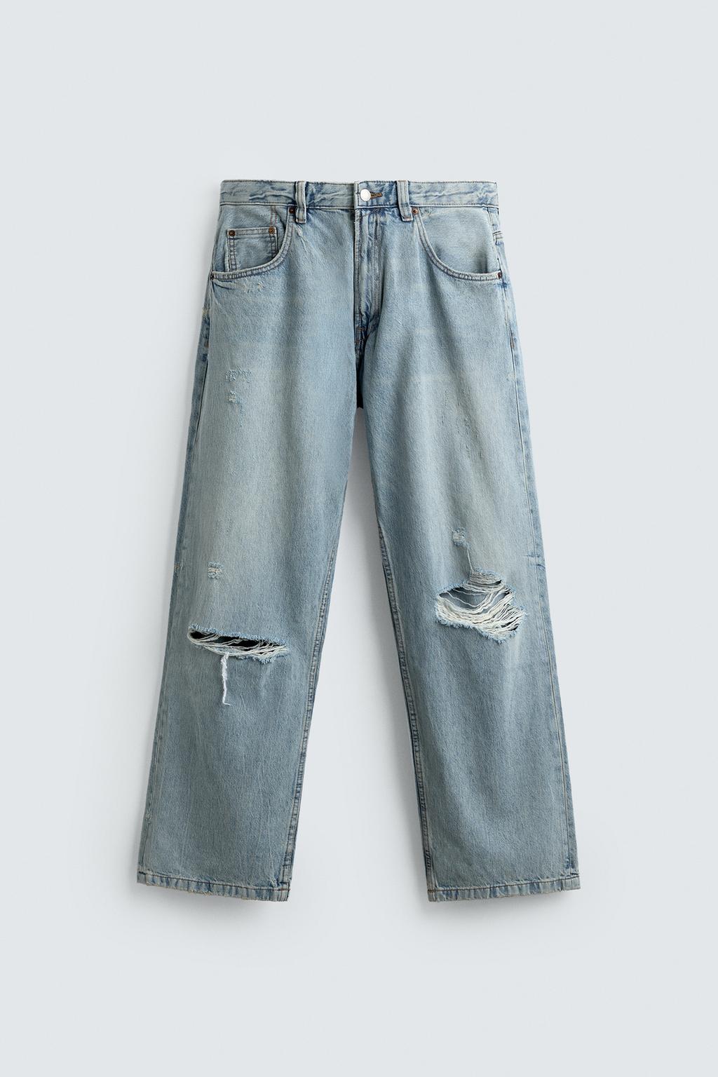 ДЖИНСЫ BAGGY FIT С РАЗРЕЗАМИ