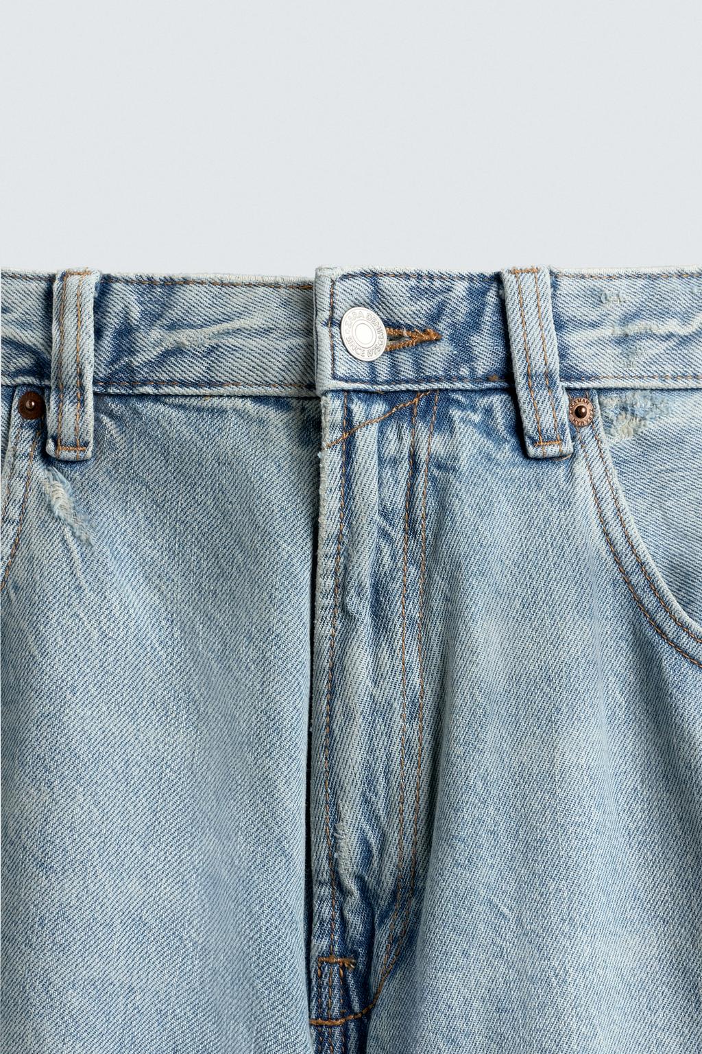 ДЖИНСЫ BAGGY FIT С РАЗРЕЗАМИ