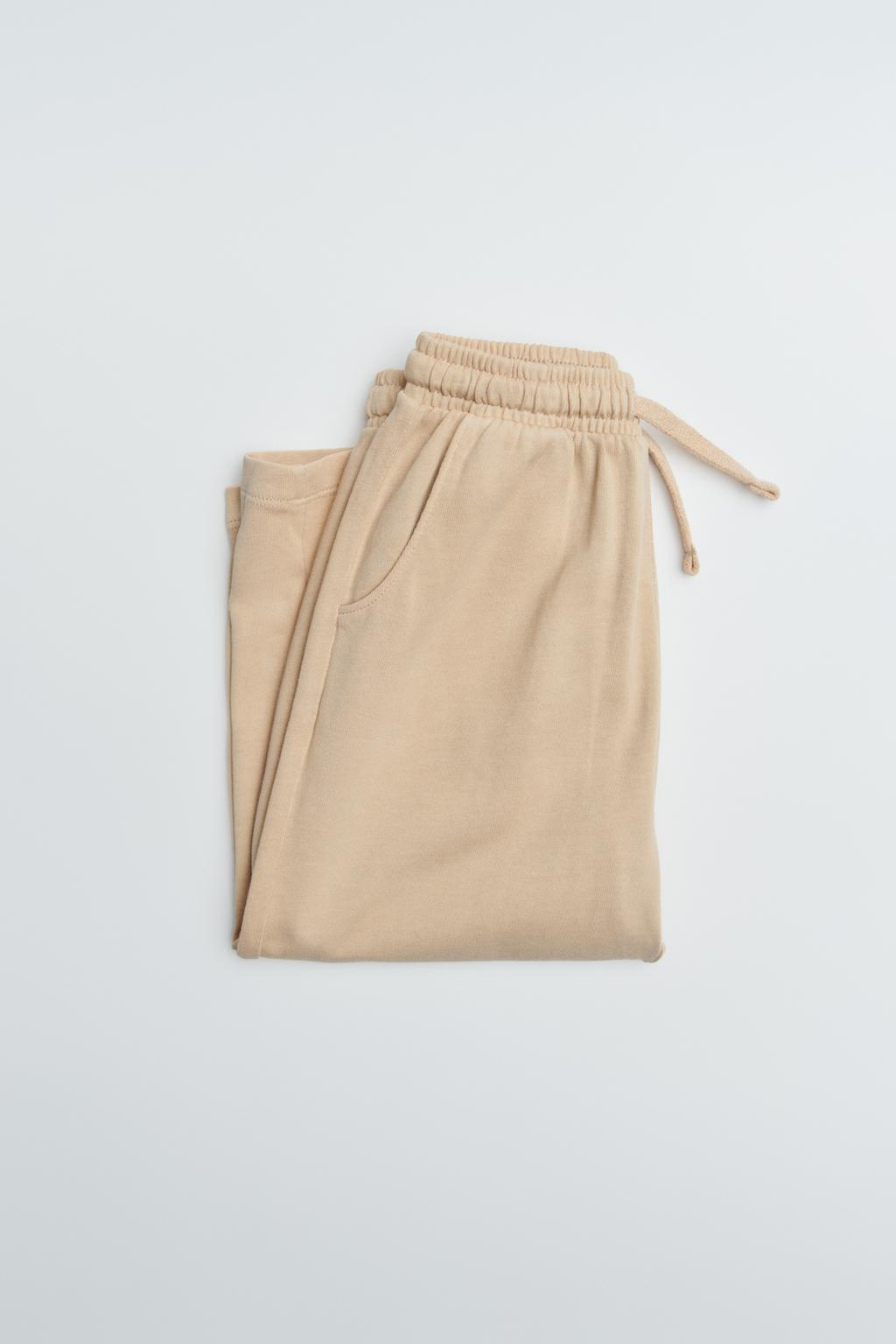 КОМПЛЕКТ ИЗ ОДНОТОННОЙ ФУТБОЛКИ И БРЮК  WIDE LEG