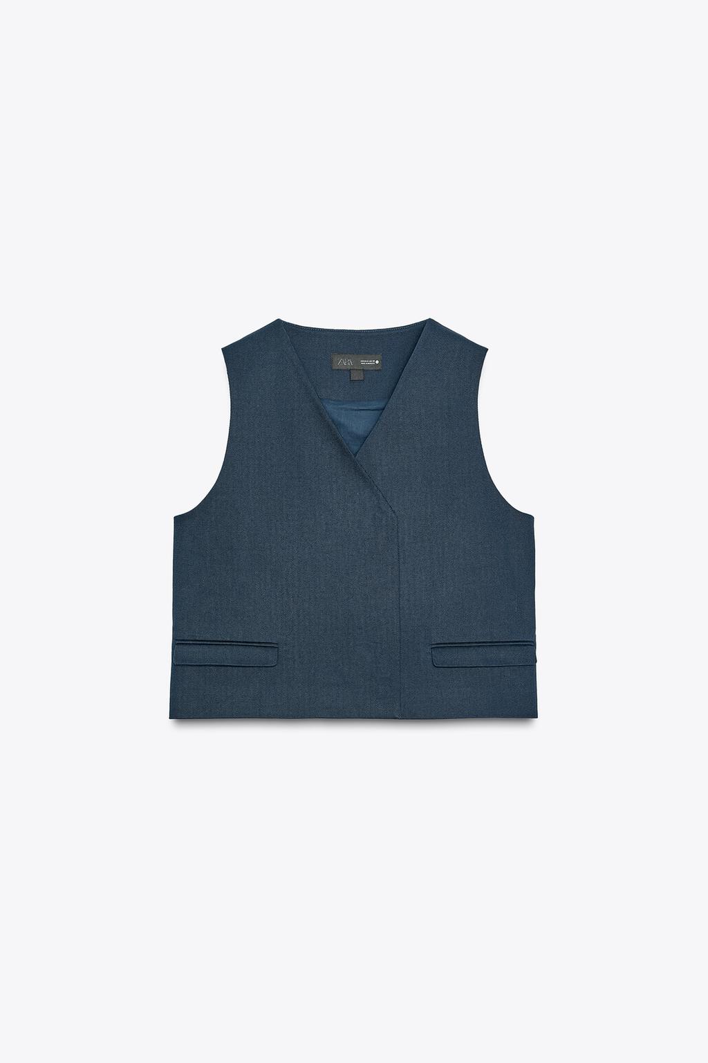 ДВУБОРТНЫЙ ЖИЛЕТ — ZW COLLECTION