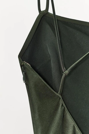 Длинное атласное платье — LIMITED EDITION- Заказать в России