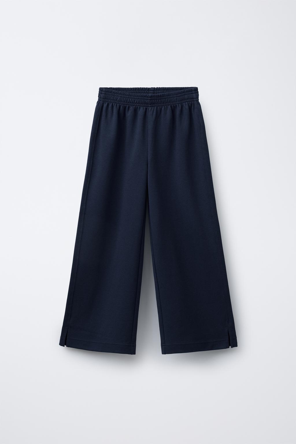 БРЮКИ WIDE LEG ИЗ ТКАНИ ИНТЕРЛОК