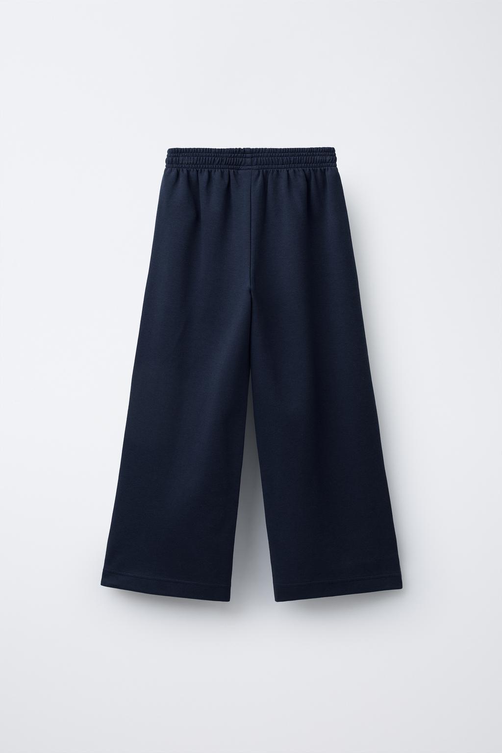 БРЮКИ WIDE LEG ИЗ ТКАНИ ИНТЕРЛОК
