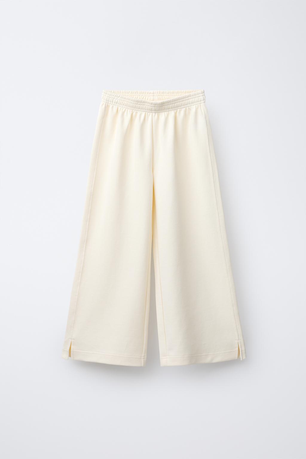 БРЮКИ WIDE LEG ИЗ ТКАНИ ИНТЕРЛОК