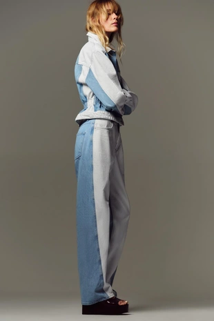 Джинсы Z1975 STRAIGHT со средней посадкой и комбинированной варкой- Заказать в России