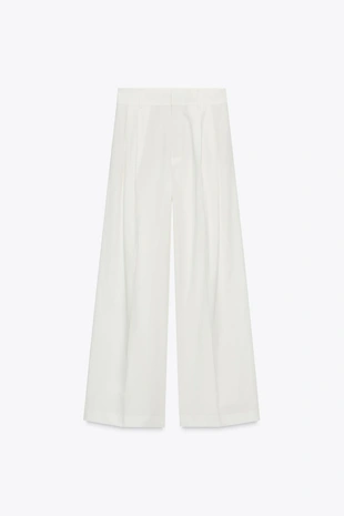 Брюки со складками и клапанами- Заказать в России