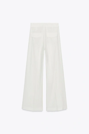 Брюки со складками и клапанами- Заказать в России