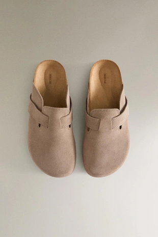 Клоги из кожи с ремешком- Заказать в России