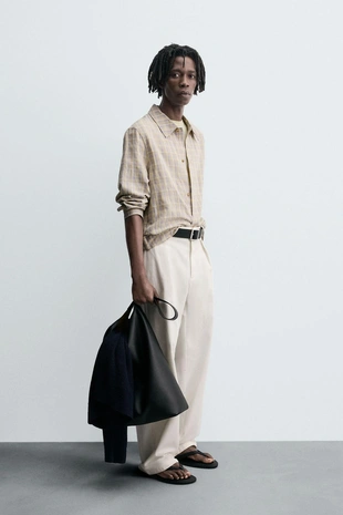 Рубашка в клетку- Заказать в России