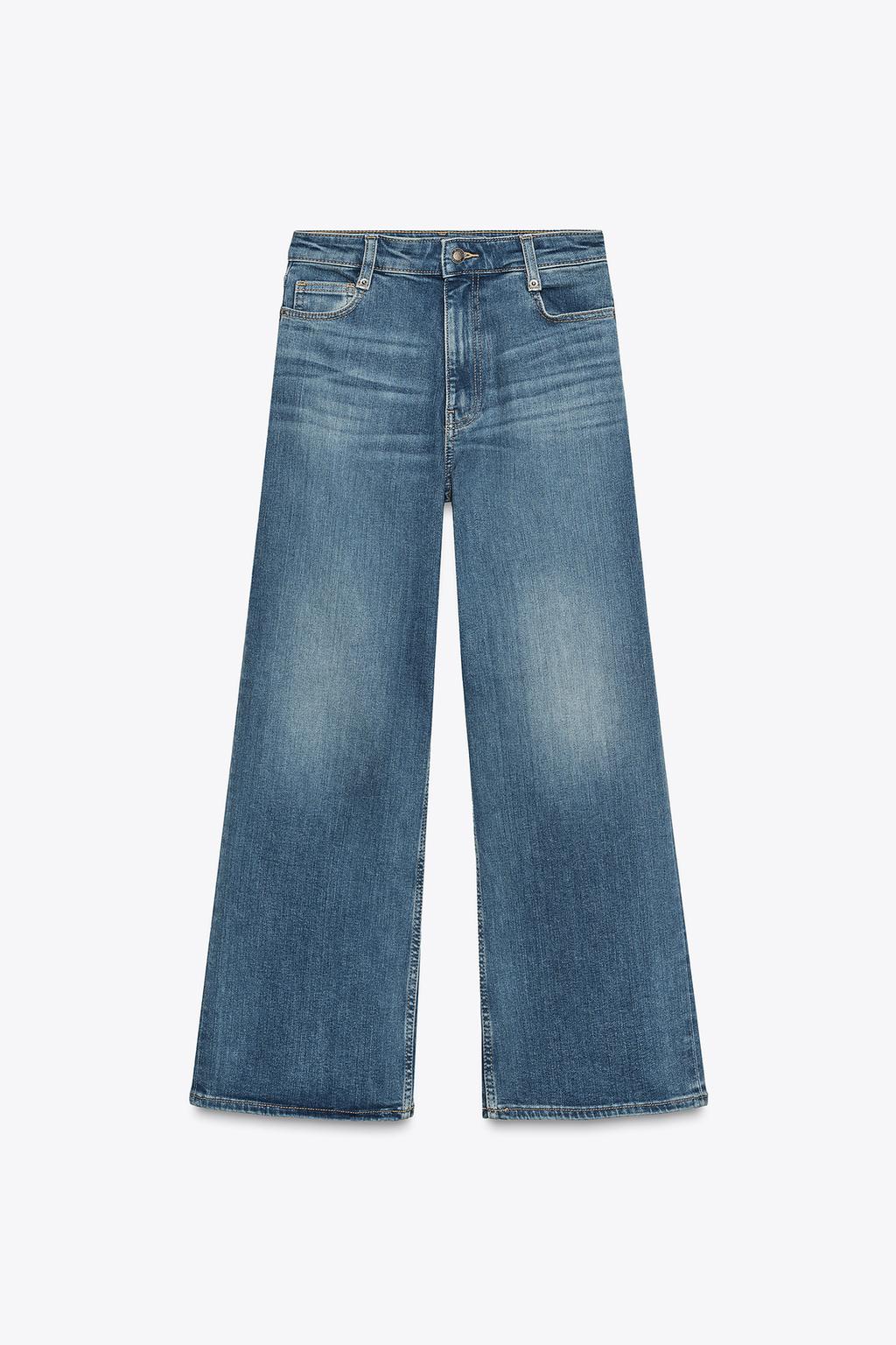 ДЖИНСЫ WIDE LEG С ВЫСОКОЙ ПОСАДКОЙ — ZW COLLECTION