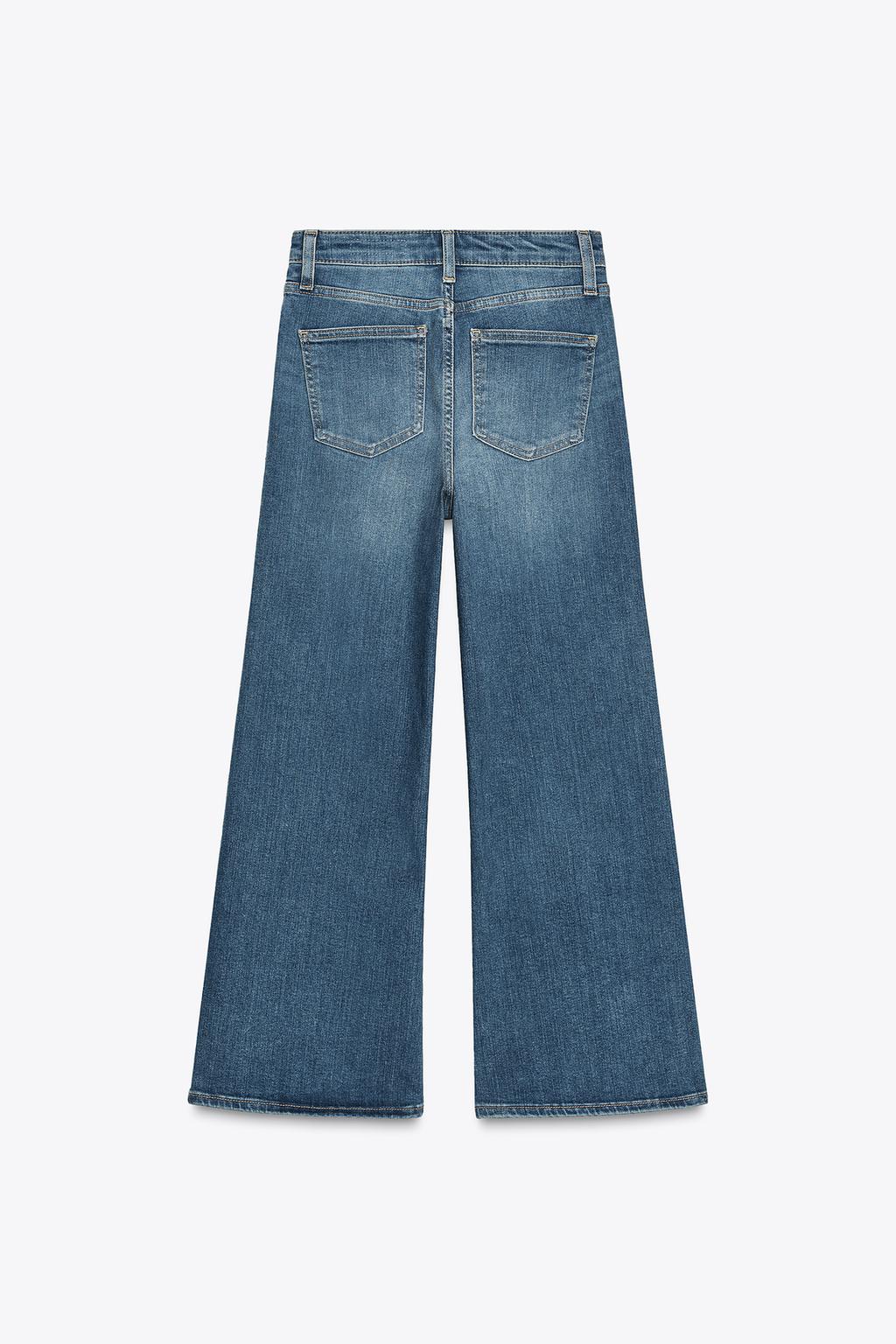ДЖИНСЫ WIDE LEG С ВЫСОКОЙ ПОСАДКОЙ — ZW COLLECTION