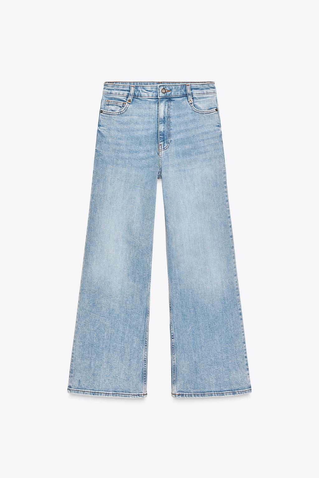 ДЖИНСЫ WIDE LEG С ВЫСОКОЙ ПОСАДКОЙ — ZW COLLECTION
