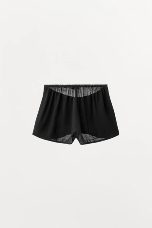 Вискозные шорты с волнами- Заказать в России