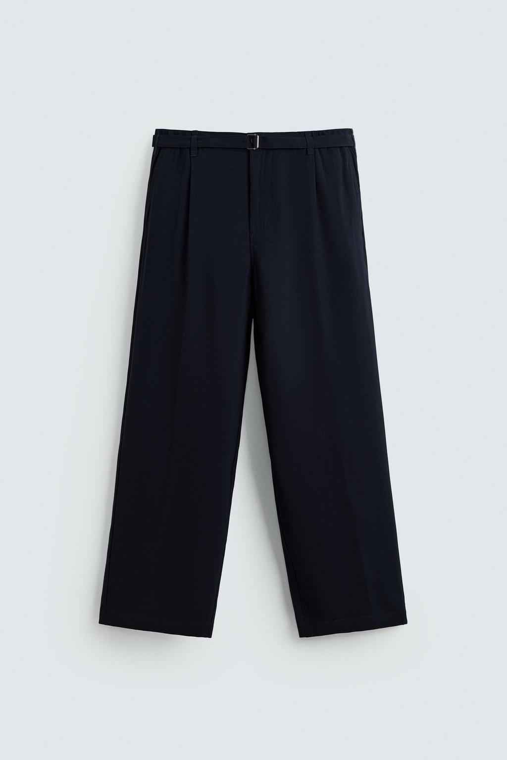 БРЮКИ RELAXED FIT С РЕМНЕМ