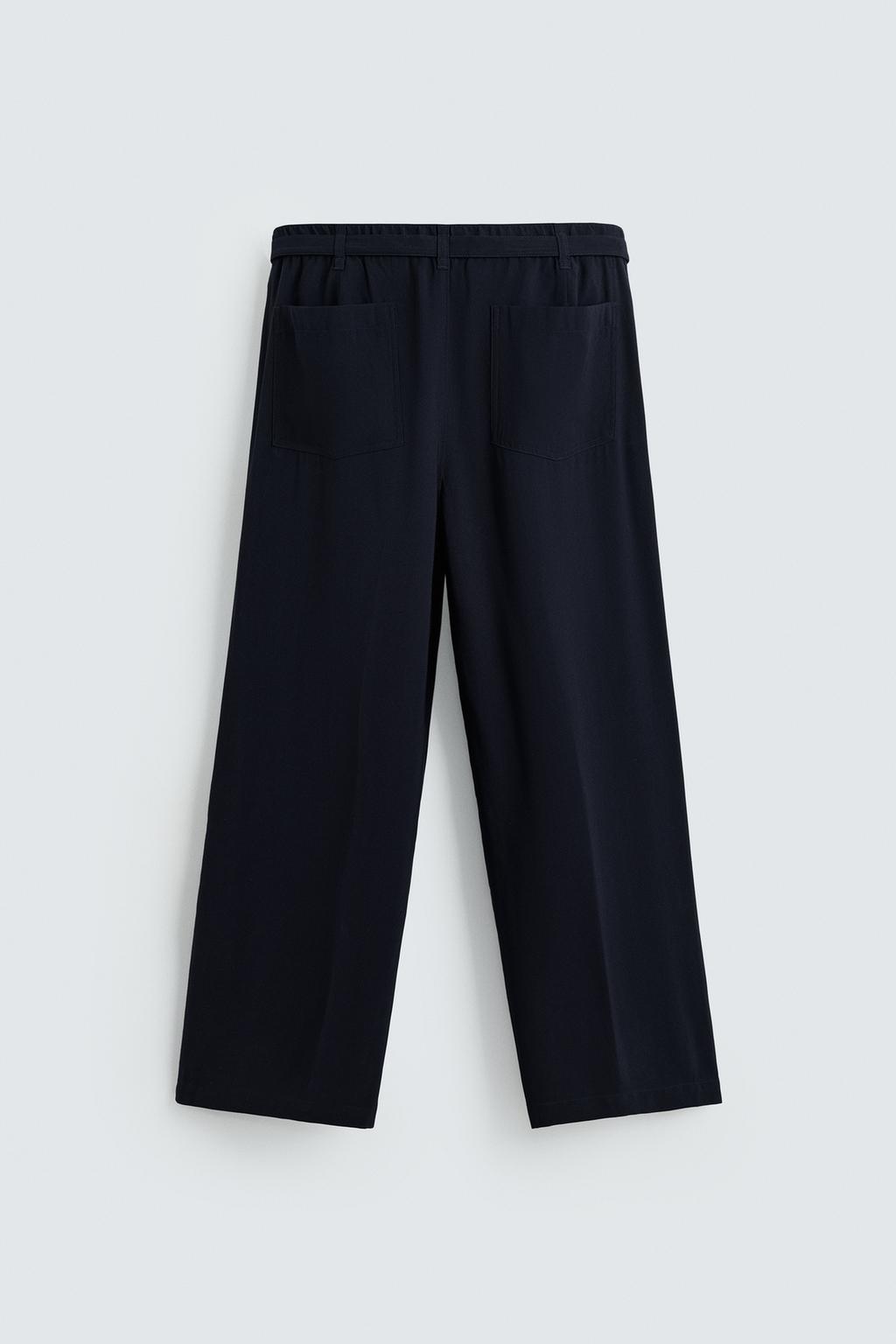 БРЮКИ RELAXED FIT С РЕМНЕМ