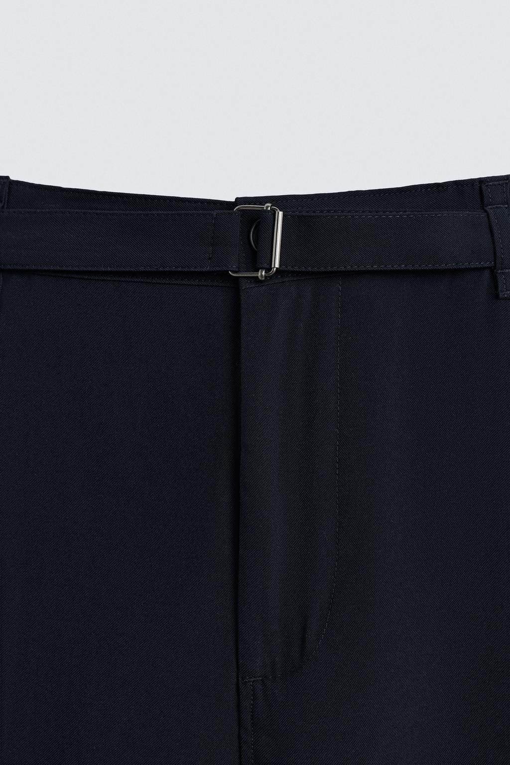 БРЮКИ RELAXED FIT С РЕМНЕМ
