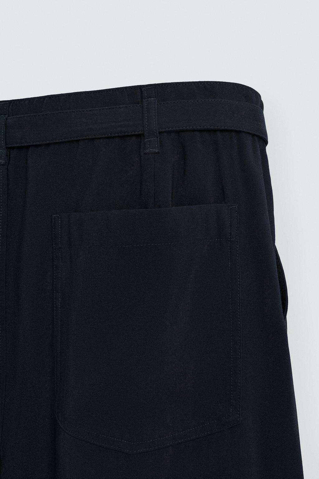 БРЮКИ RELAXED FIT С РЕМНЕМ