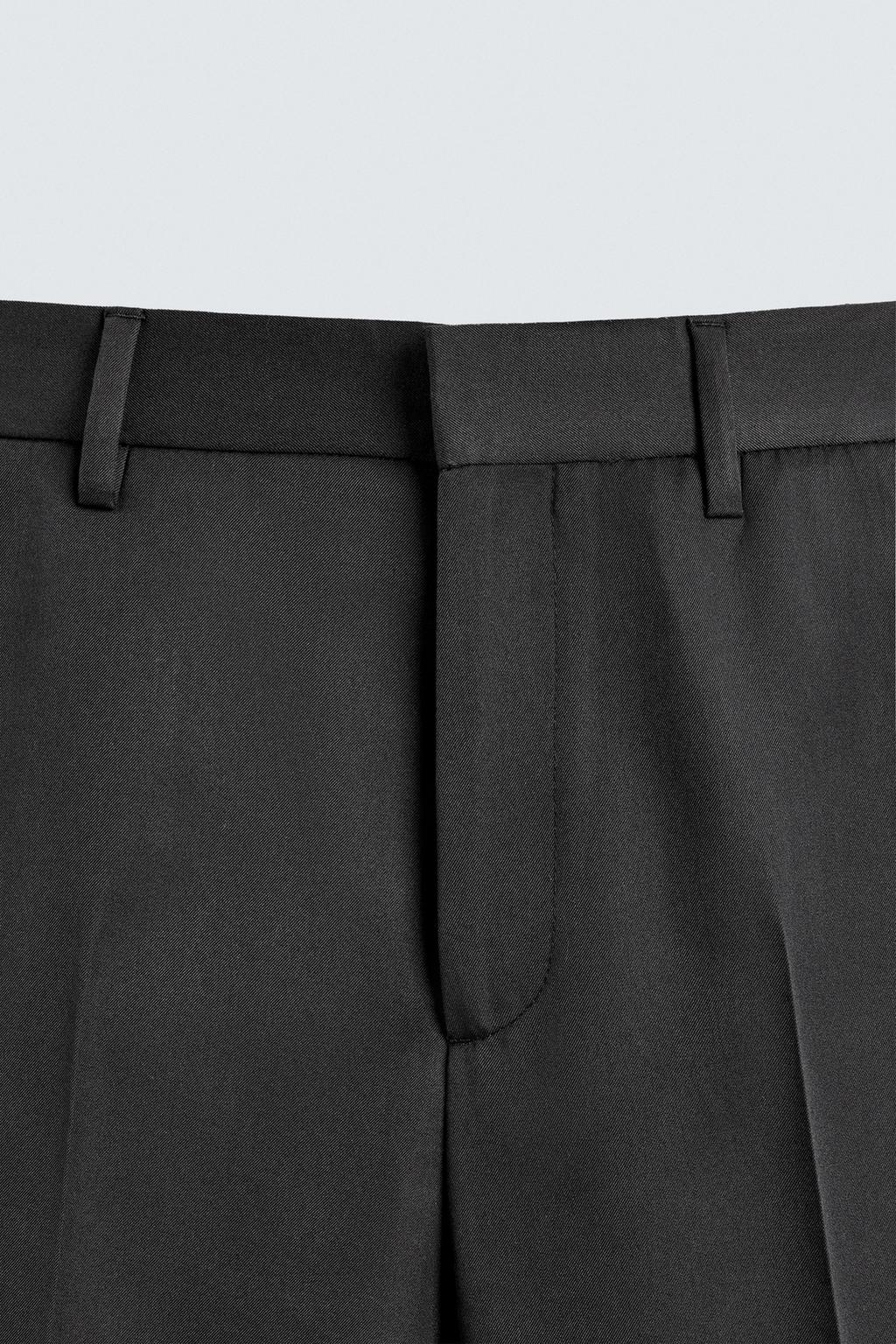БРЮКИ STRAIGHT FIT С РАЗРЕЗАМИ