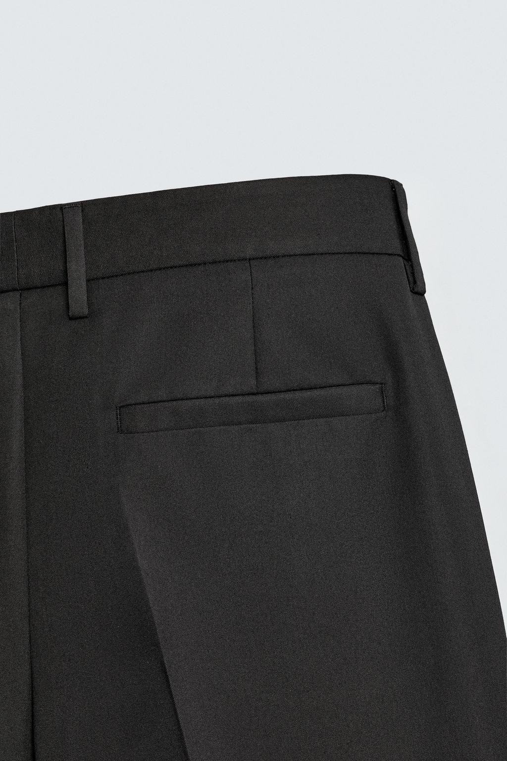 БРЮКИ STRAIGHT FIT С РАЗРЕЗАМИ