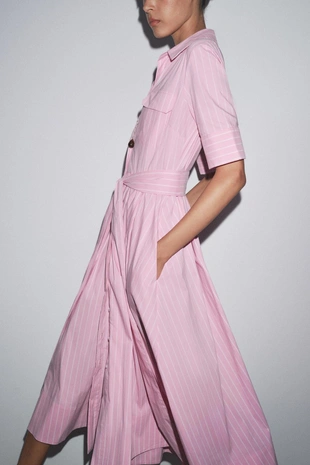 Платье-рубашка из поплина — ZW COLLECTION- Заказать в России