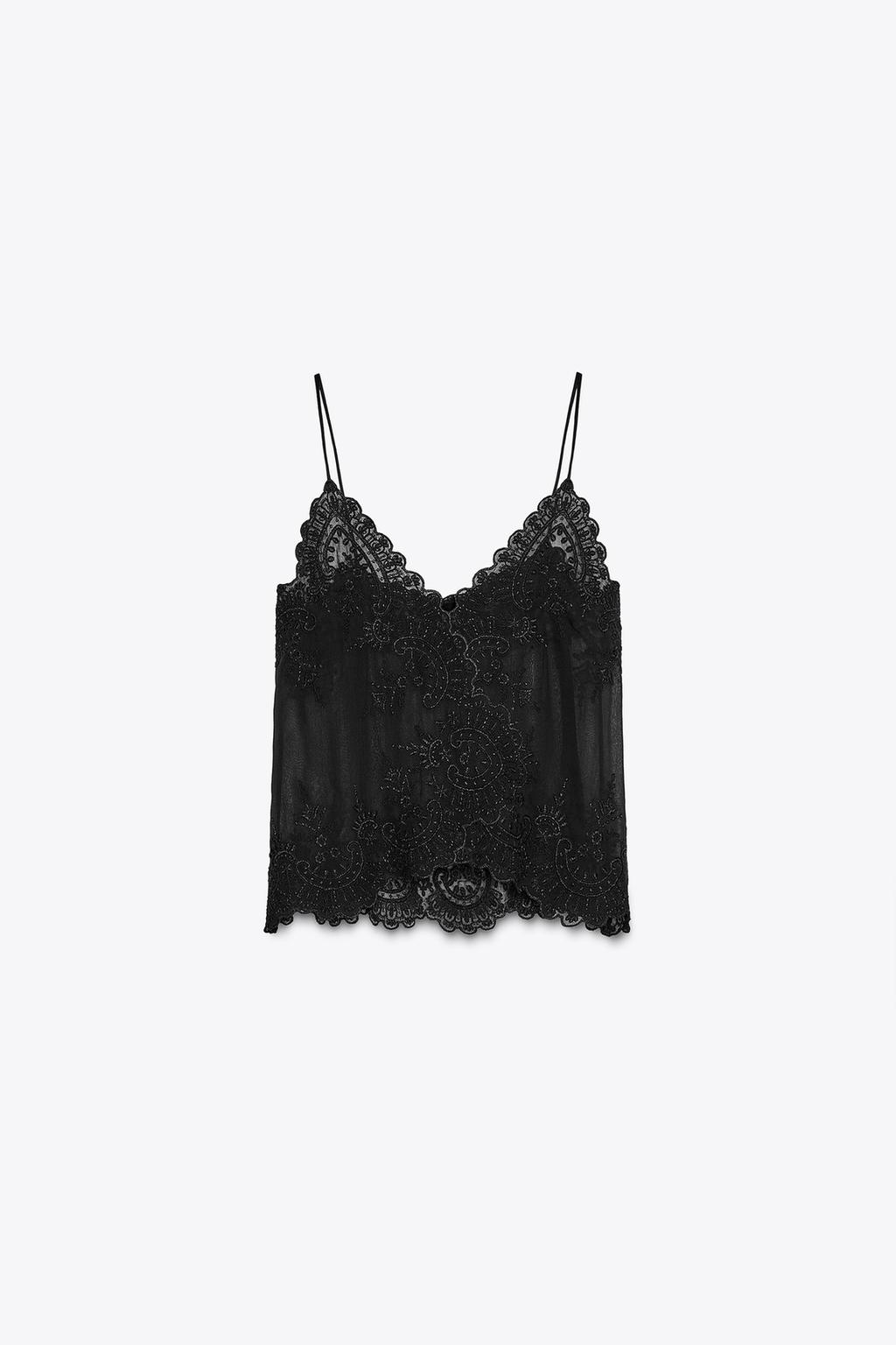 ТОП В БЕЛЬЕВОМ СТИЛЕ С КРУЖЕВОМ — ZW COLLECTION