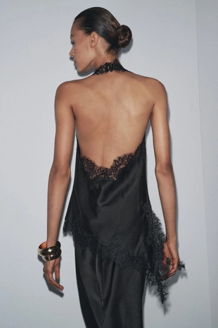 Топ-халтер с кружевом — ZW COLLECTION- Заказать в России