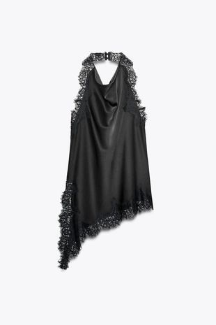 Топ-халтер с кружевом — ZW COLLECTION- Заказать в России