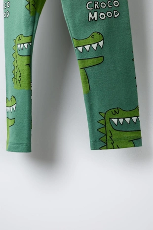 Легинсы с принтом «крокодилы»- Заказать в России