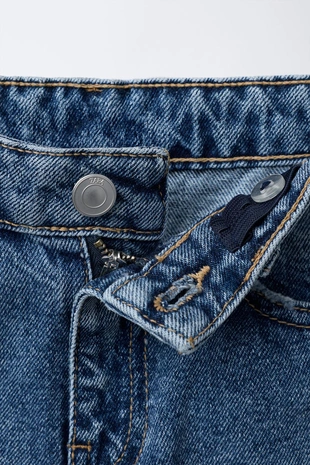 Джинсы WIDE LEG с лоскутными звездами- Заказать в России