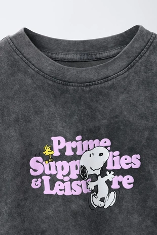 Футболка с рельефным принтом SNOOPY ™- Заказать в России